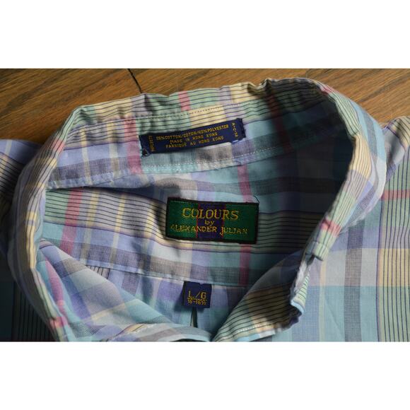 Vintage Colours by Alexander Julian Plaid Shirt - Men's - Picture 2 of 3